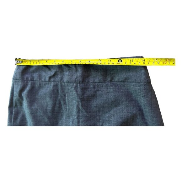 Banana Republic Womens Skirt Gray Size 6 Stretch Pencil Back Slit - Picture 12 of 12